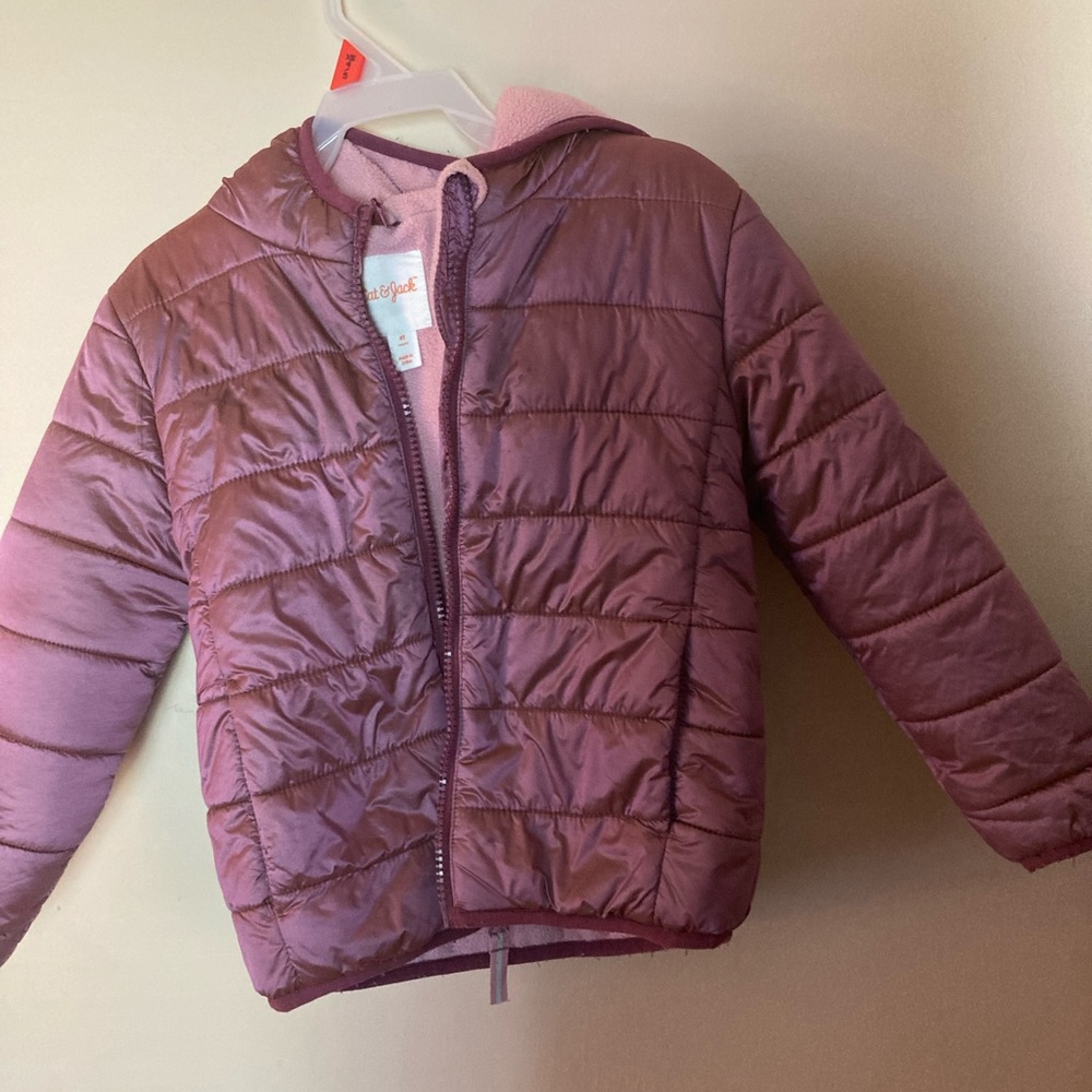 Cat & Jack Purple Puffer Coat 4T